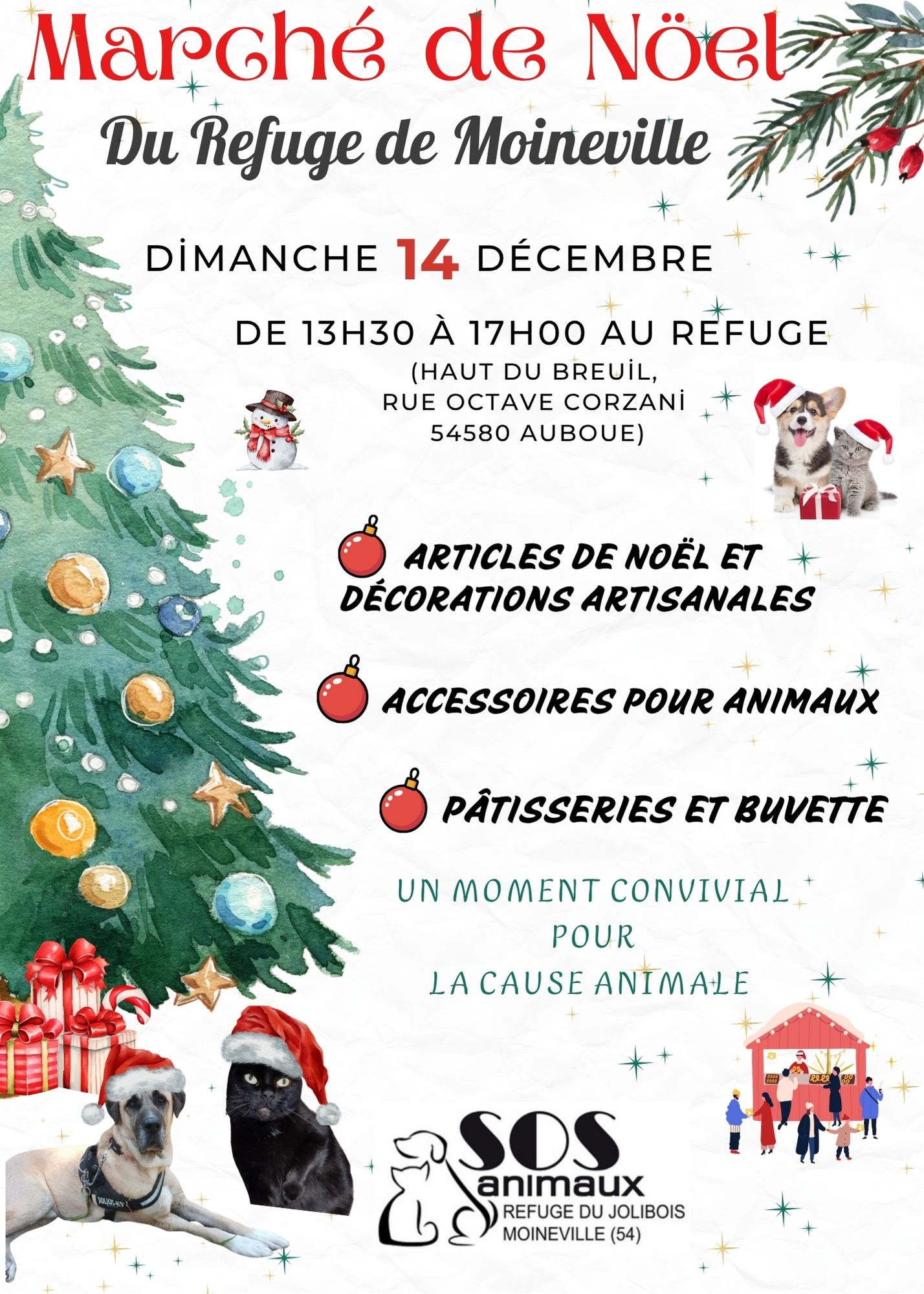 Lire la suite à propos de l’article Marche de Noël du refuge le Dimanche 14 Décembre