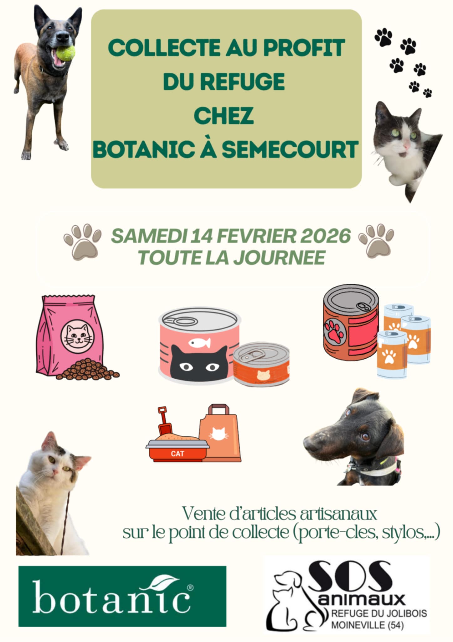Lire la suite à propos de l’article 🐾 Collecte solidaire au profit du refuge