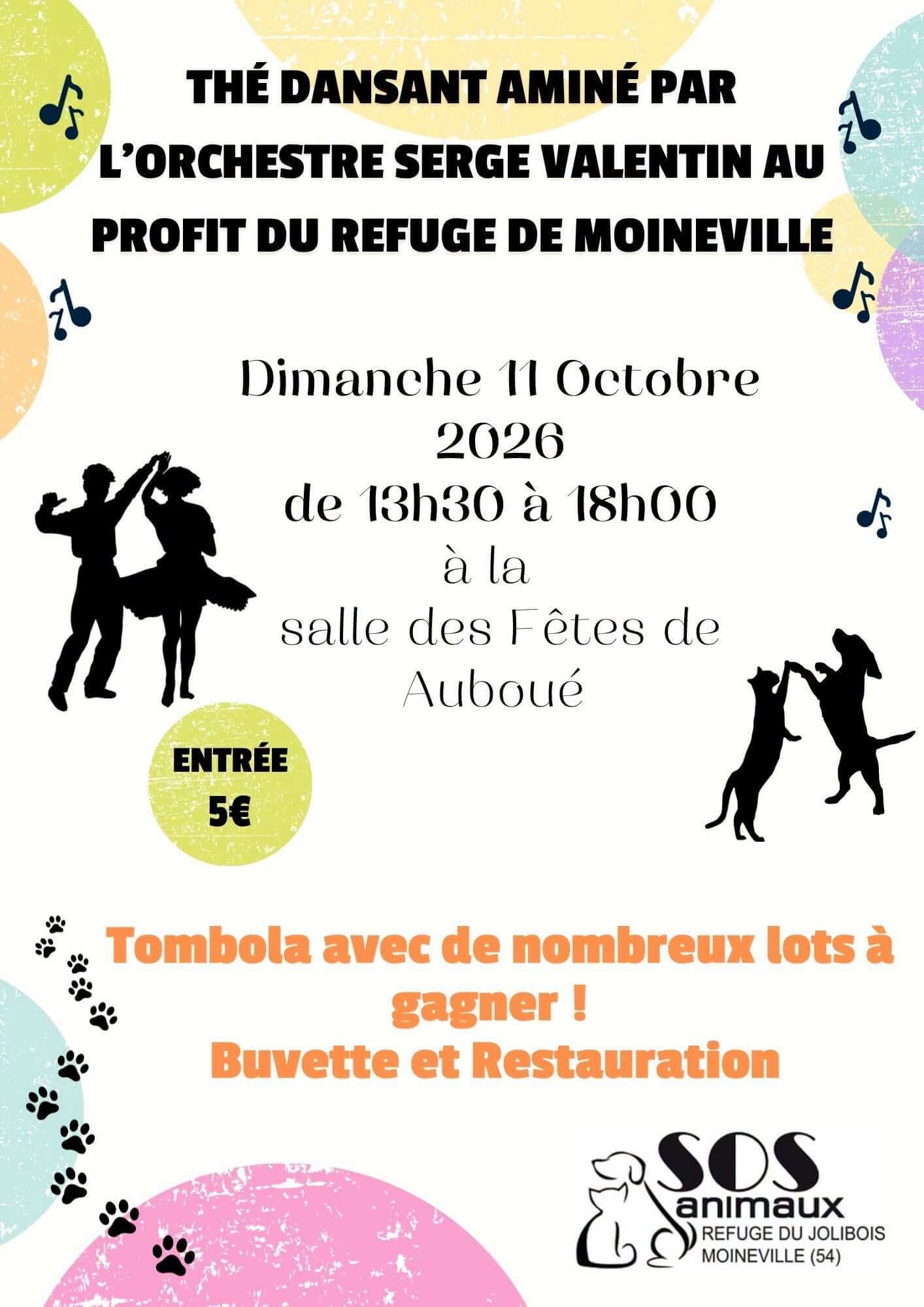 Lire la suite à propos de l’article Dimanche 11 Octobre 2026 à partir de 13h30 à la salle des fêtes de Auboué